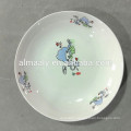 ceramic plate for fruit, pizza, food with lovely design